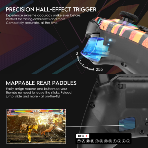 Joypad wireless Fantech WGP15 EOS PRO multiplatform RGB rainbow - Image 5