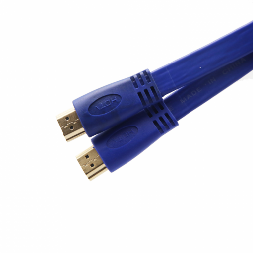 Kabl Flet HDMI na HDMI 1.5m plavi - Image 2