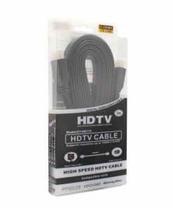 Kabl Flet HDMI na HDMI 3m crni