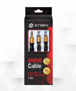 Kabl STARK audio 3.5mm stereo na 2X3.5mm stereo