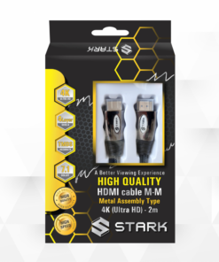 Kabl STARK HDMI M-M pozlacen 4K metalno kuciste 2m