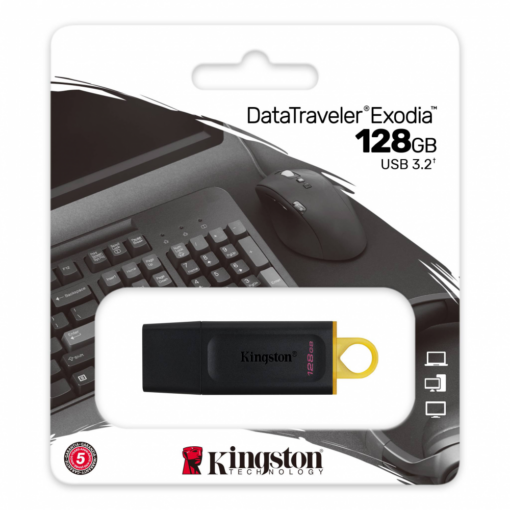 Kingston Data Traveler Exodia Onyx DTX USB flash memorija 128GB 3.2 crna - Image 3