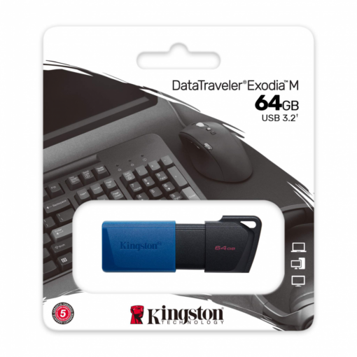 Kingston Data Traveler Exodia Onyx DTXM USB flash memorija 64GB 3.2 crna - Image 3