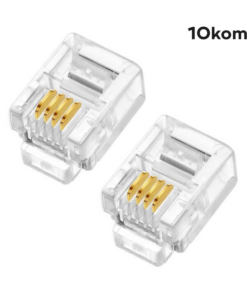 Konektor RJ11 telefonski 6P4C JWD-C13 10 kom