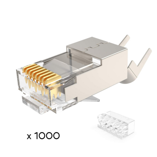 Konektor RJ45 metal CAT 7 1000 kom (plastic normal)