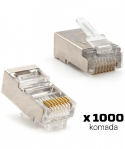Konektor RJ45 metalni CAT5 JWD-AD79 1000 kom