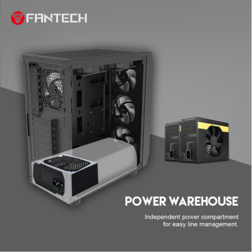 Kuciste Gaming Fantech CG80 Midi belo - Image 3