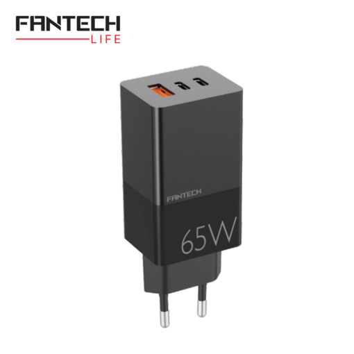 Kucni punjac Fantech CWG301 2xPD + QC 65W crni