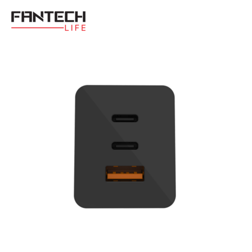 Kucni punjac Fantech CWG301 2xPD + QC 65W crni - Image 2