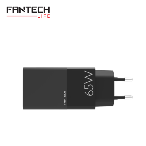 Kucni punjac Fantech CWG301 2xPD + QC 65W crni - Image 3