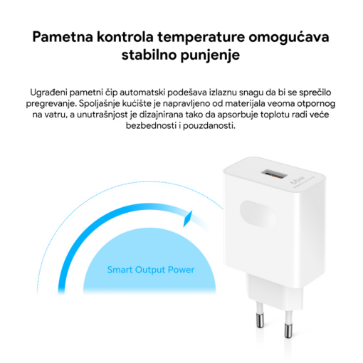 Kucni punjac Honor Super Charge 66W sa kablom beli - Image 2