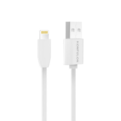 Kucni punjac KONFULON C31+S05 2xUSB 5V 2.1A sa iPhone lightning kablom beli - Image 3