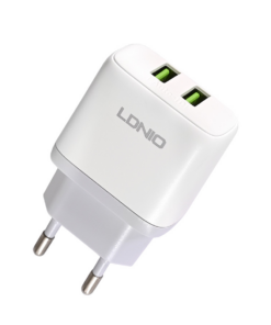Kucni punjac LDNIO A2221 2xUSB, 12W beli
