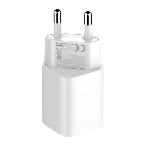 Kucni punjac LDNIO A2317C, 3.6A, QC3.0 18W, PD 30W sa Iphone lightning kablom beli - Image 4