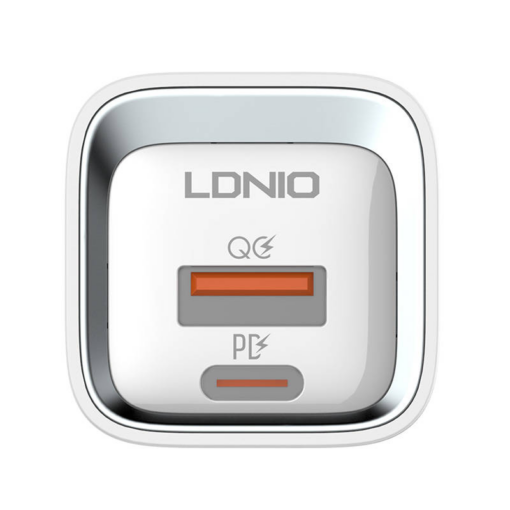 Kucni punjac LDNIO A2318C 20W PD Quick Charge 3.0 sa Type C na Type C kablom beli - Image 4