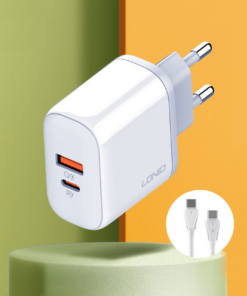 Kucni punjac LDNIO A2526C PD, QC4+, QC3.0, PPS 45W Type C na Type C