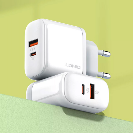 Kucni punjac LDNIO A2526C PD, QC4+, QC3.0, PPS 45W USB na Lightning - Image 2