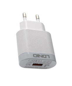 Kucni punjac LDNIO A303Q QC 3.0 5V 3A 18W iphone beli