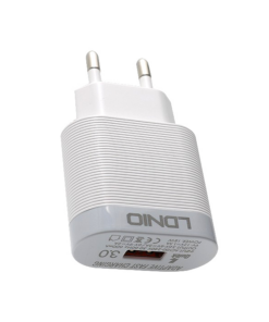 Kucni punjac LDNIO A303Q QC 3.0 5V 3A 18W micro USB beli