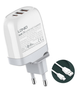 Kucni punjac LDNIO A3511Q PD, QC4+, QC3.0, PPS, 65W USB na Type C