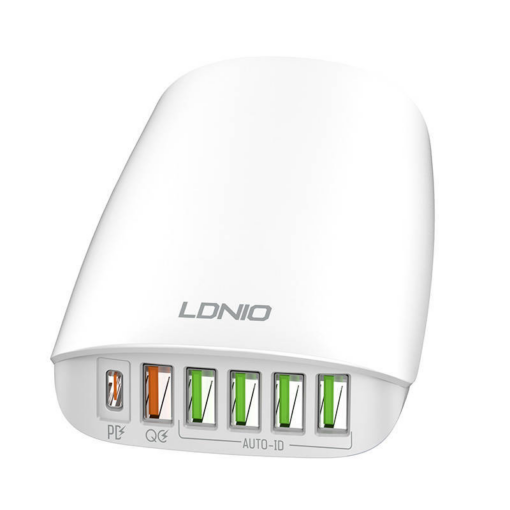 Kucni punjac LDNIO A6573C PD, QC4+, QC3.0, Auto ID 65W 1.5m naponski kabl - Image 3