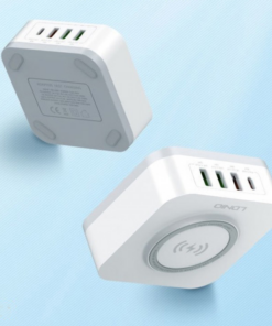 Kucni punjac LDNIO AW004 32W Desktop Wireless Quick Charge 3.0 + PD 30W beli