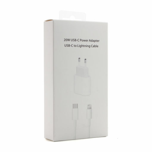 Kucni punjac PD Fast charger 20W 3A za iPhone 11/12 sa PD lightning kablom HQ CE beli - Image 3