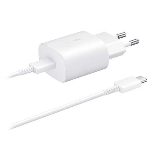 Kucni punjac PD Fast charger 25W 3A PPS za Samsung HQ sa PD Type C kablom CE beli - Image 3