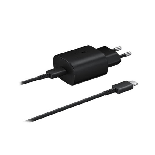 Kucni punjac PD Fast charger 25W 3A PPS za Samsung HQ sa PD Type C kablom CE crni - Image 2