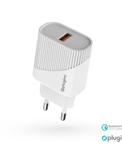 Kucni punjac Pluginn PI-D52S, QC3.0 18W sa micro USB kablom beli CE