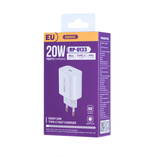 Kucni punjac Remax Kiddy Series 20W 1C Fast RP-U133 beli - Image 2