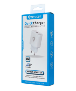 Kucni punjac Teracell Evolution TC-07 PD 20W sa PD iPhone lightning kablom beli CE