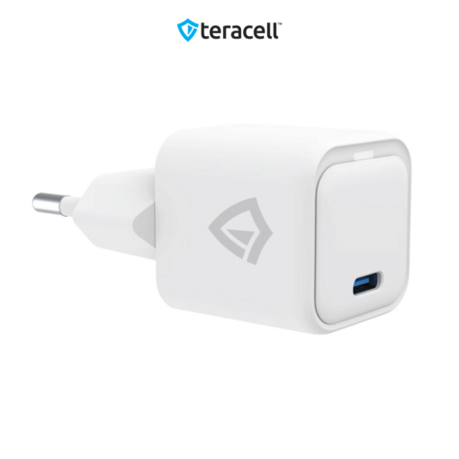 Kucni punjac Teracell Evolution TC-14GP, GaN, PD 3.0, 20W sa PD Type c kablom beli CE - Image 2