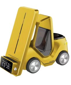 Kucni punjac Wireless 15W Viljuskar 5 u 1 zuti