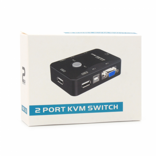 KVM switch 2 PC-a na isti monitor,mis,tastaturu JWD-SP27 bez kablova - Image 5
