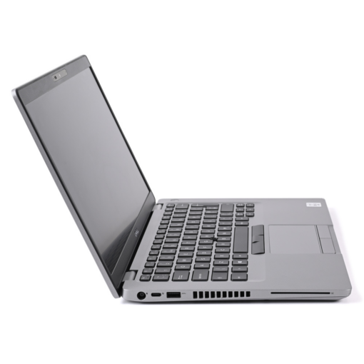 Dell Latitude 5410 laptop left side view with open screen