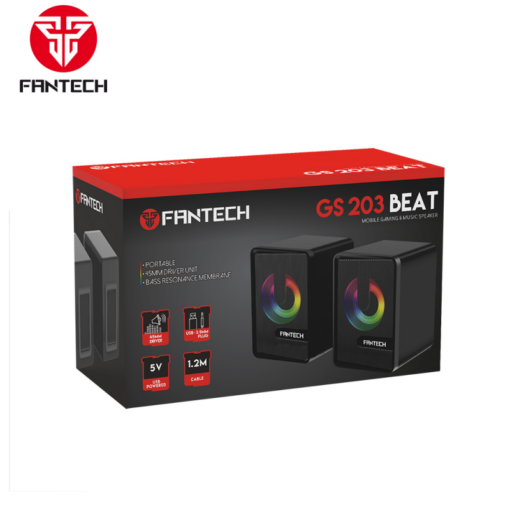 Laptop zvucnici Fantech GS203 Beat crni - Image 2