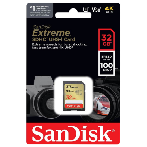 Mem.Kartica SanDisk SDHC 32GB Extreme 100MB/s V30 UHS-I U3 - Image 2