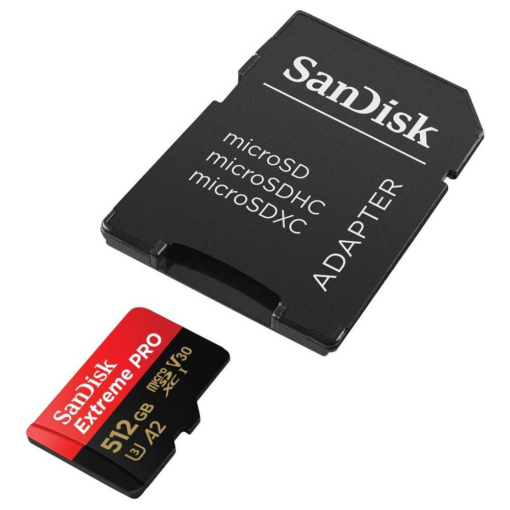 Mem.Kartica SanDisk SDXC Extreme Pro micro 512GB 200MB/s A2 UHS-I U3 V30+adapter