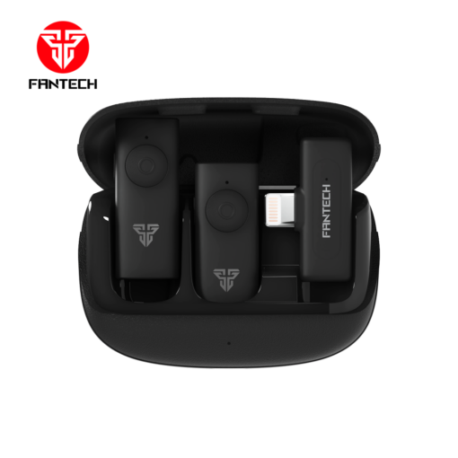Mikrofon Wireless Fantech Lavalier Leviosa Air WMV21L (Dual Mic) Lightning - Image 2