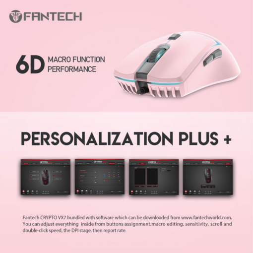 Mis Gaming Fantech VX7 Crypto Sakura - Image 4