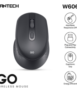 Mis Wireless Fantech W606 GO crni