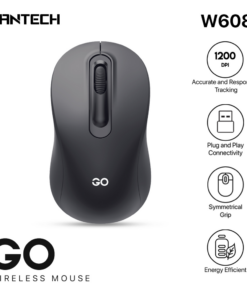 Mis Wireless Fantech W608 GO crni