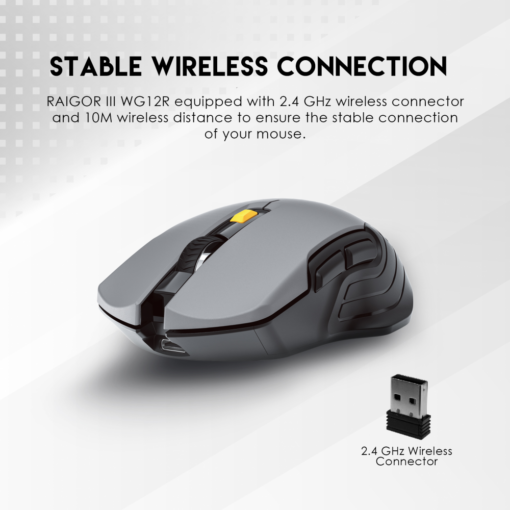 Mis Wireless Fantech WG12R raigor III beli - Image 4