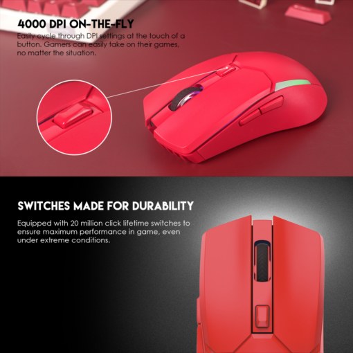 Mis Wireless Gaming Fantech WGC2 Venom II crveni - Image 4