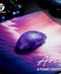 Mis Wireless Gaming Fantech XD7 Aria ljubicasti sa podlogom Fantech MP353 Agile ljubicasta