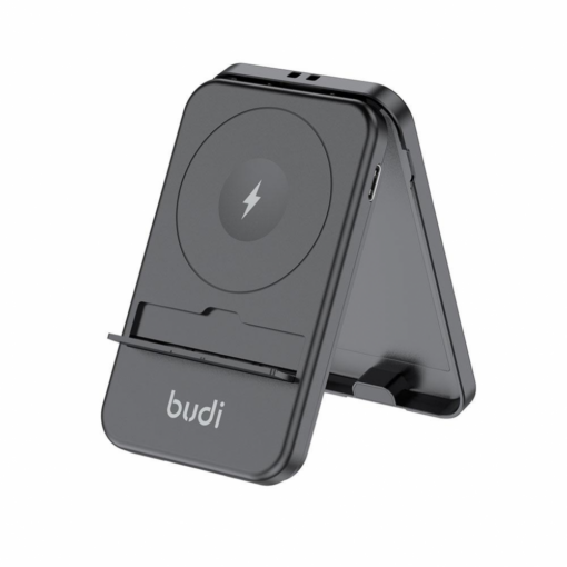 Multifunkcionalni box wireless punjac Budi Magsafe 15W 14 u 1 crni - Image 3