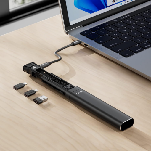 Multifunkcionalni citac adapter Budi USB-C 3.0 DC516B crni - Image 2