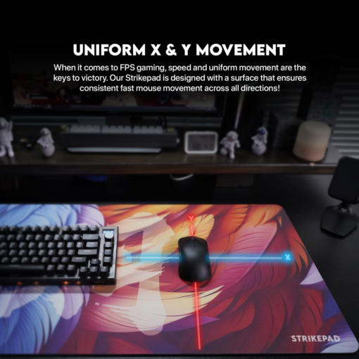 Podloga za mis Fantech MST901 Holographic Strikepad plava - Image 5