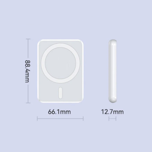 Power bank prenosiva baterija Magsafe REMAX RPP-509 Fantasy Series PD 20W + Wireless 15W Fast Charging 5000mAh beli - Image 4